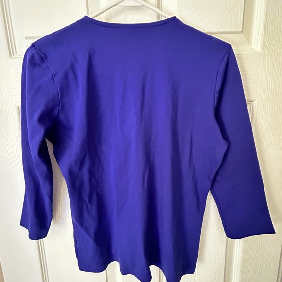 Womens LL Bean V-neck shirt - XS  Reg - Picture 3 of 3